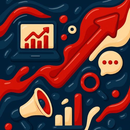 Digitálny marketing ilustrácia